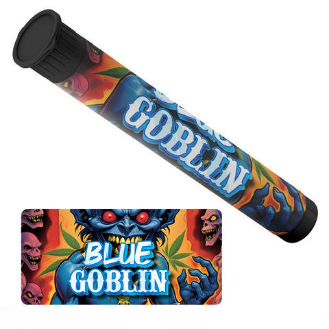 Blue Goblin Pre Roll Tubes - Pre Labelled