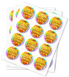 Mango Zerbo Strain Stickers - DC Packaging Custom Cannabis Packaging