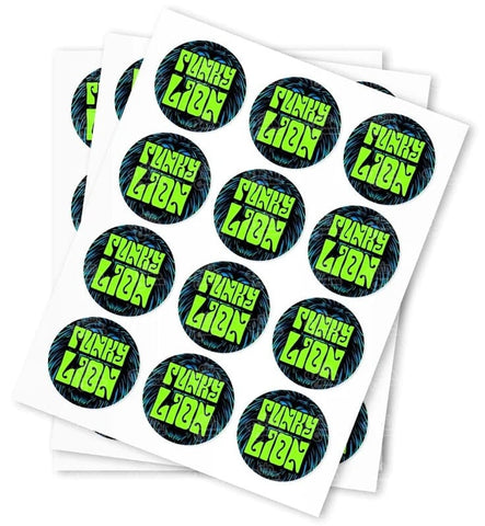 Funky Lion Strain Stickers