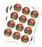 Tropical Guava Strain Stickers - DC Packaging Custom Cannabis Packaging