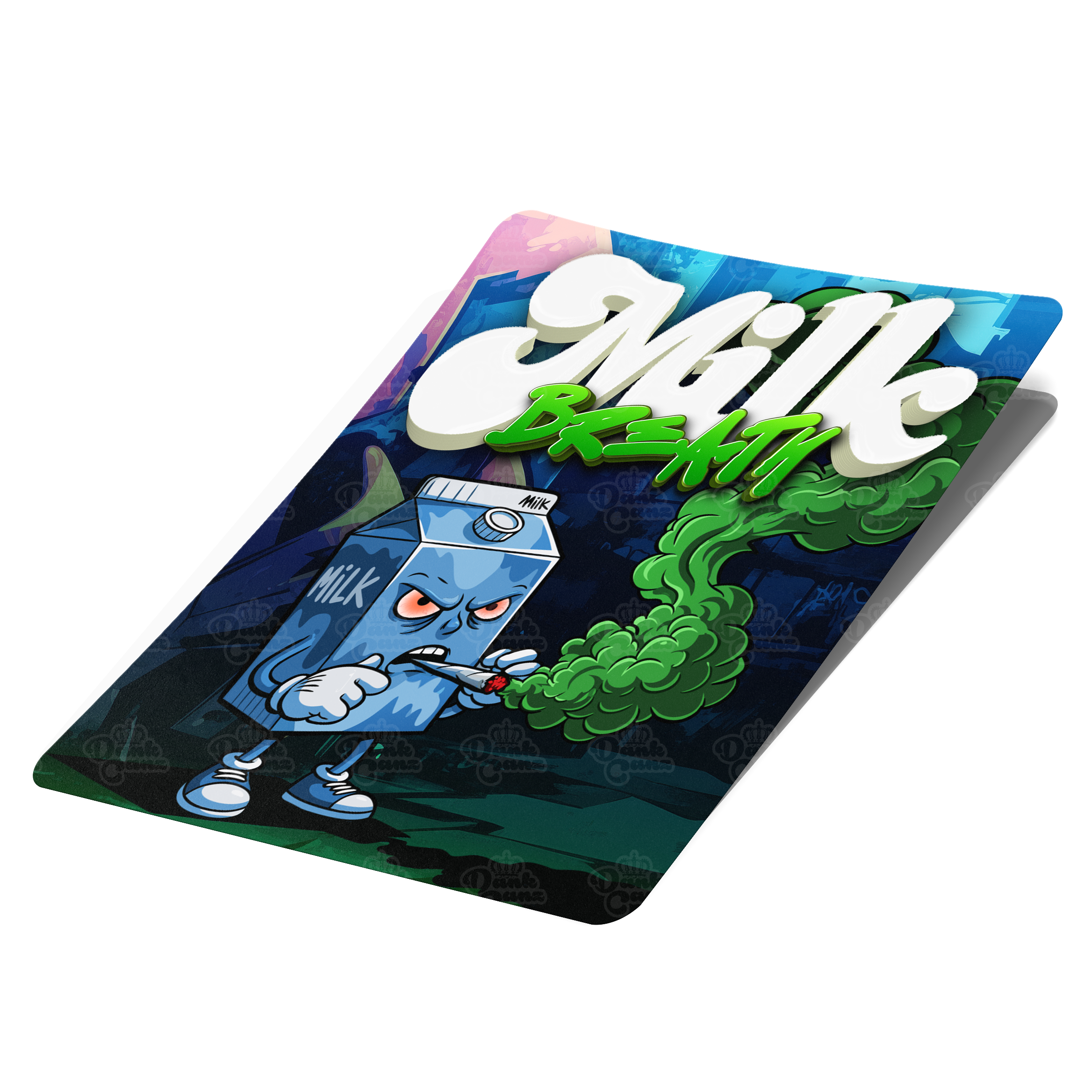 Milk Breath Mylar Bag Labels - Labels only - DC Packaging Custom Cannabis Packaging