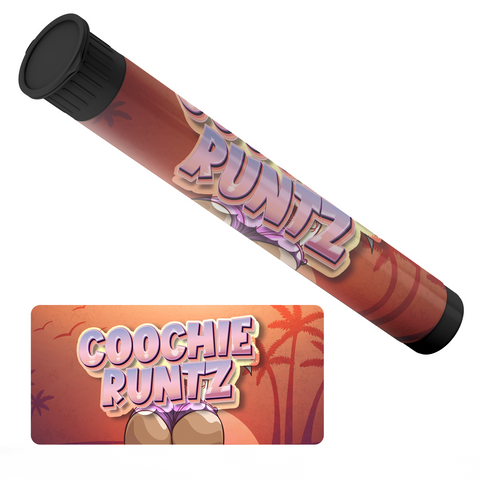 Coochie Runtz Pre Roll Tubes - Pre Labelled