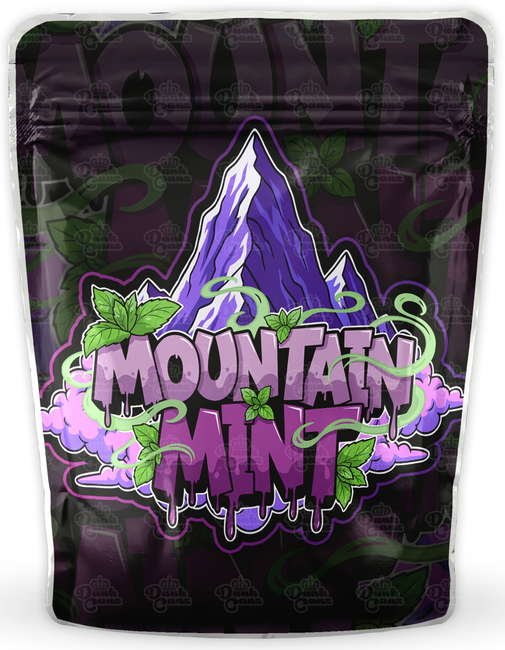 Mountain Mint Mylar Bags - DC Packaging Custom Cannabis Packaging