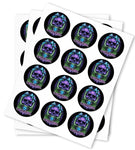 Purple Bubba Strain Stickers