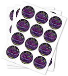 Blackberry Balanced Strain Stickers - DC Packaging Custom Cannabis Packaging