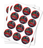 Strawberry Gorilla Strain Stickers - DC Packaging Custom Cannabis Packaging