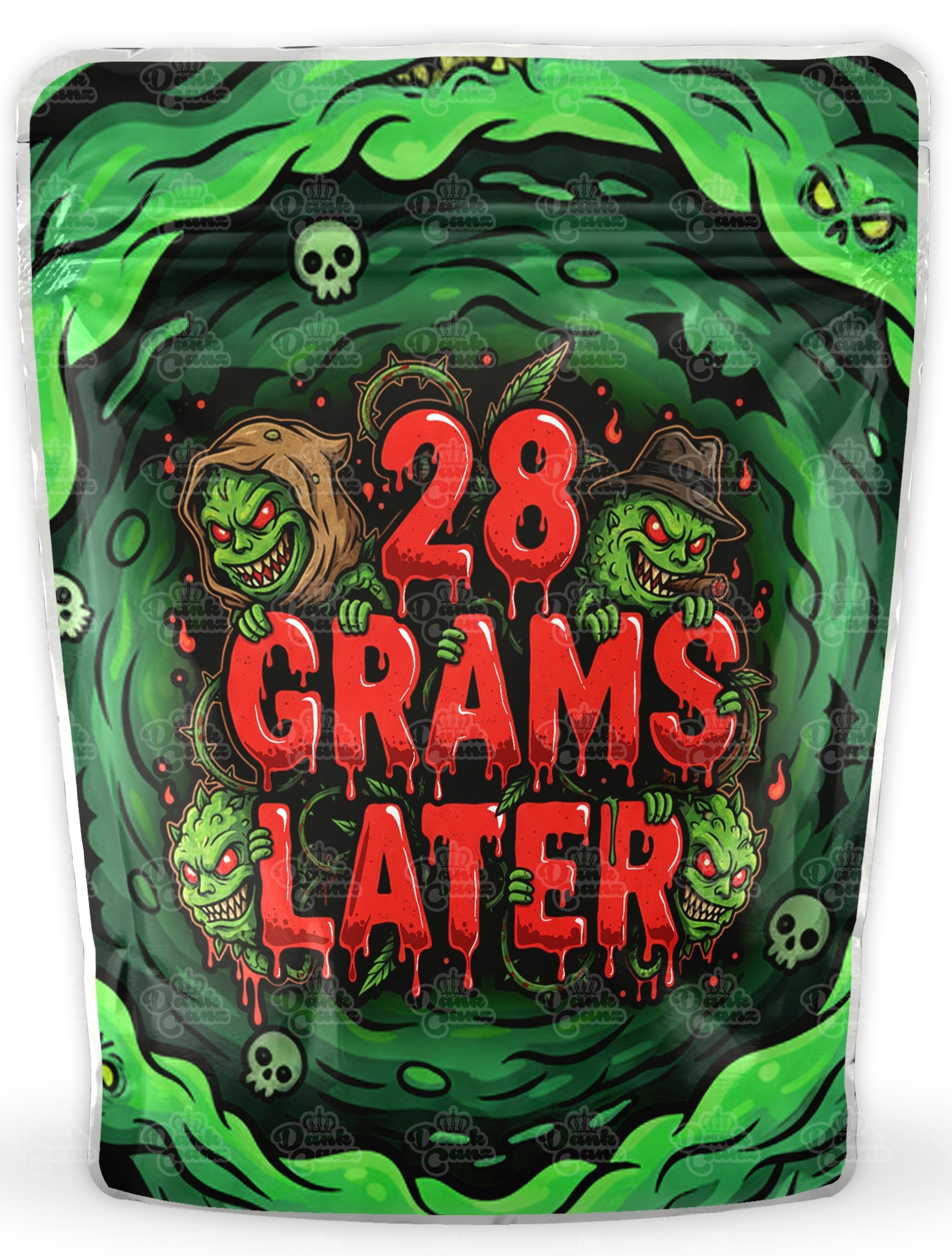 28 Grams Later Mylar Bags - DC Packaging Custom Cannabis Packaging