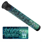 Black Patronous Pre Roll Tubes - Labelled - DC Packaging Custom Cannabis Packaging