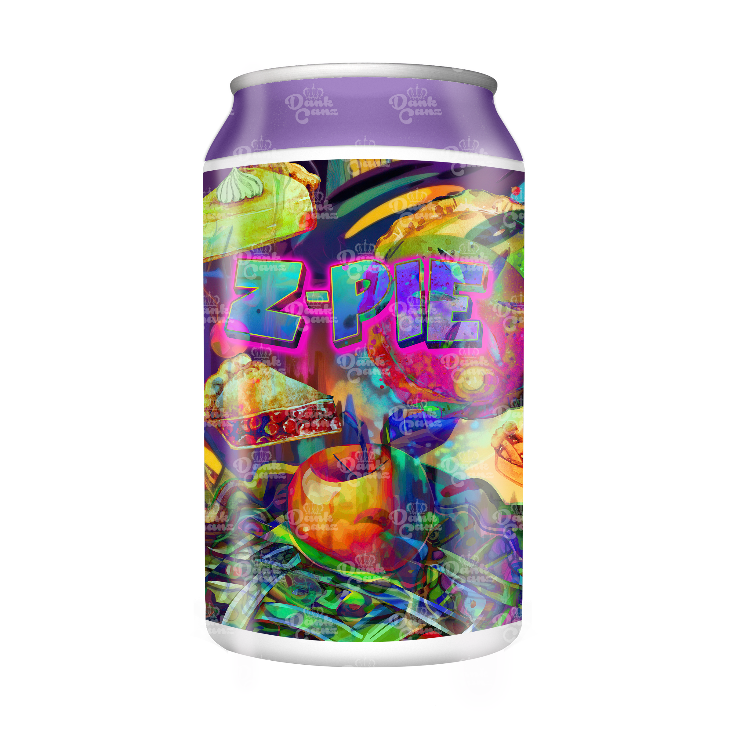 Z Pie 3.5g Plastic Soda Cans - DC Packaging Custom Cannabis Packaging