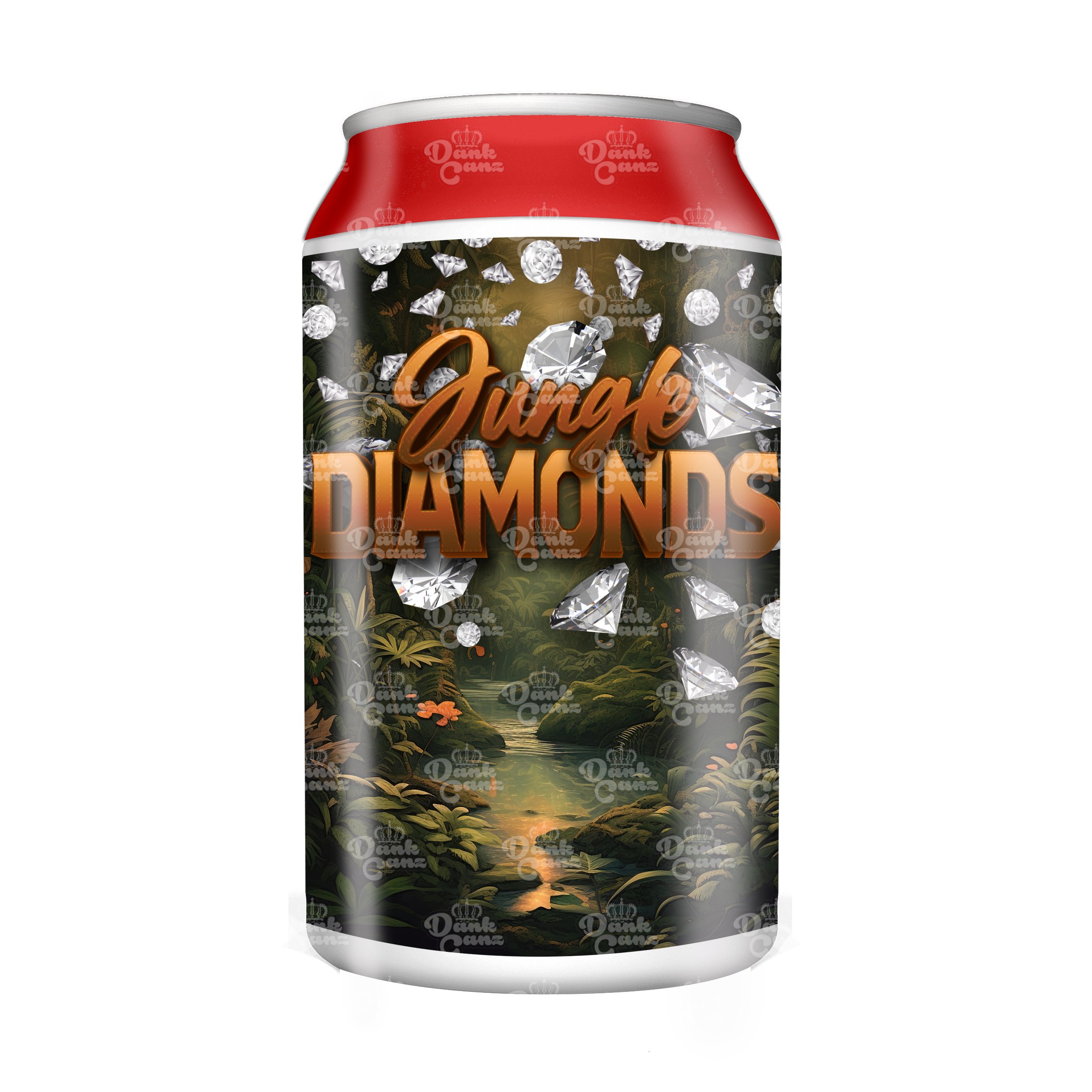Jungle Diamonds 3.5g Plastic Soda Cans