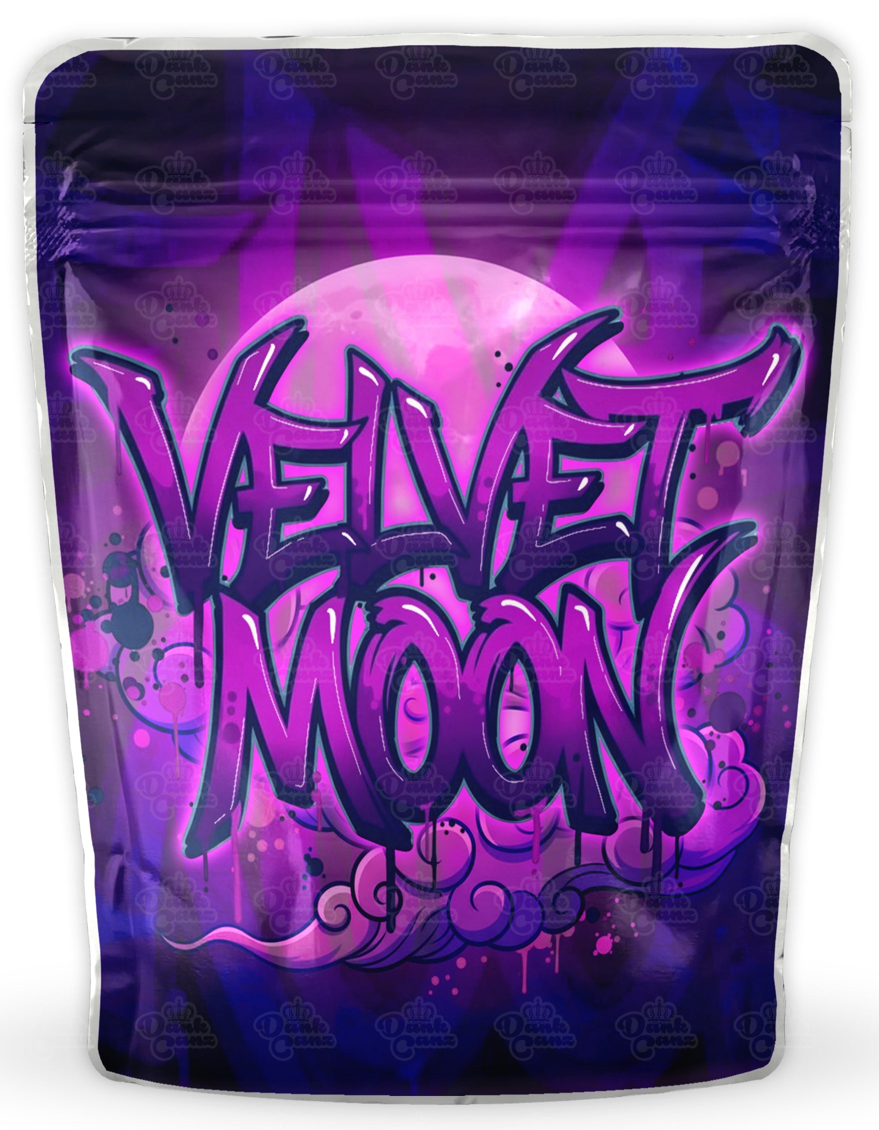 Velvet Moon Mylar Bags - DC Packaging Custom Cannabis Packaging