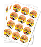 Yellow Zushi Strain Stickers - DC Packaging Custom Cannabis Packaging