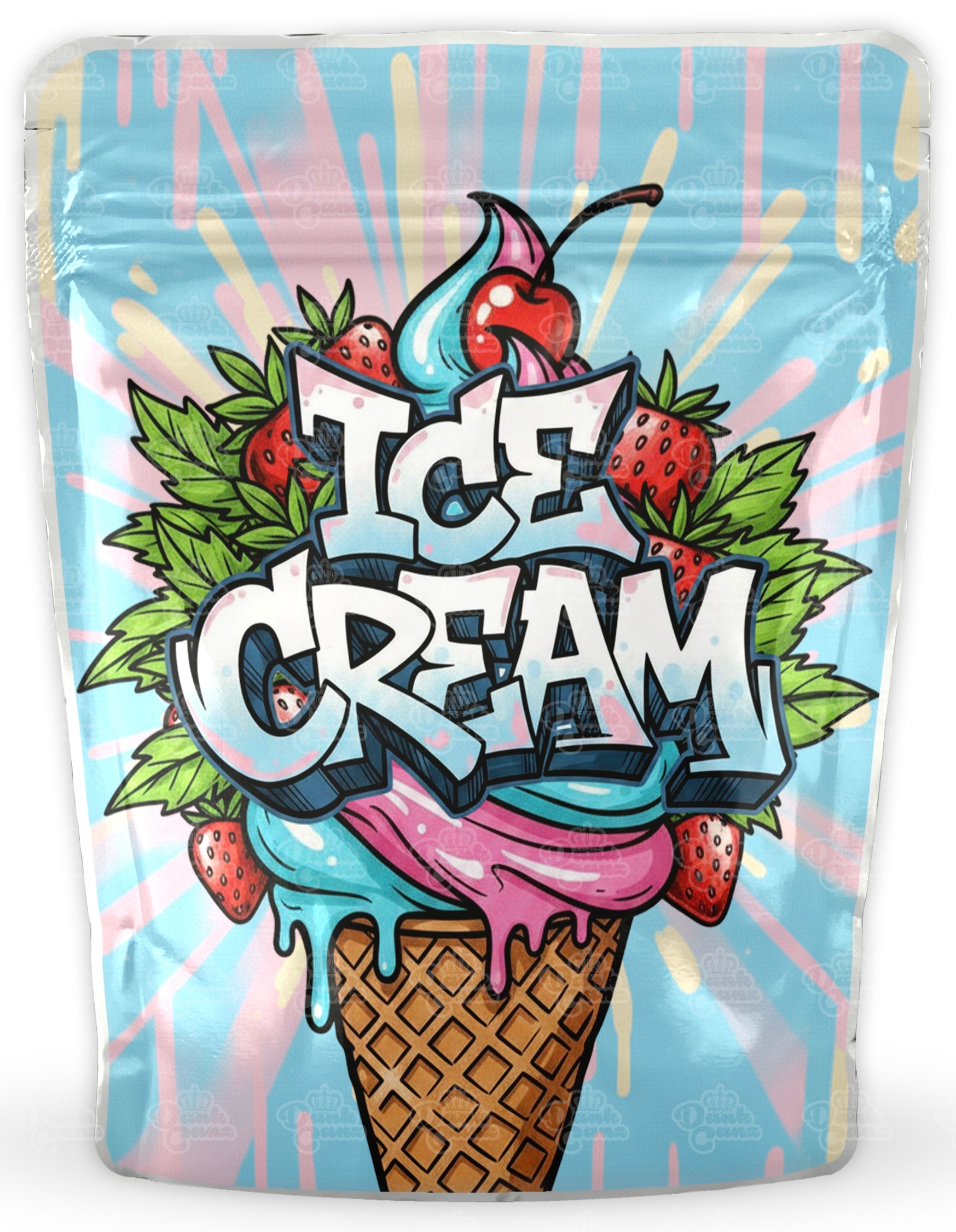 Ice Cream Mylar Bags