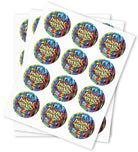 London Pound Z Strain Stickers - DC Packaging Custom Cannabis Packaging