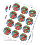Strawberry Z Strain Stickers - DC Packaging Custom Cannabis Packaging