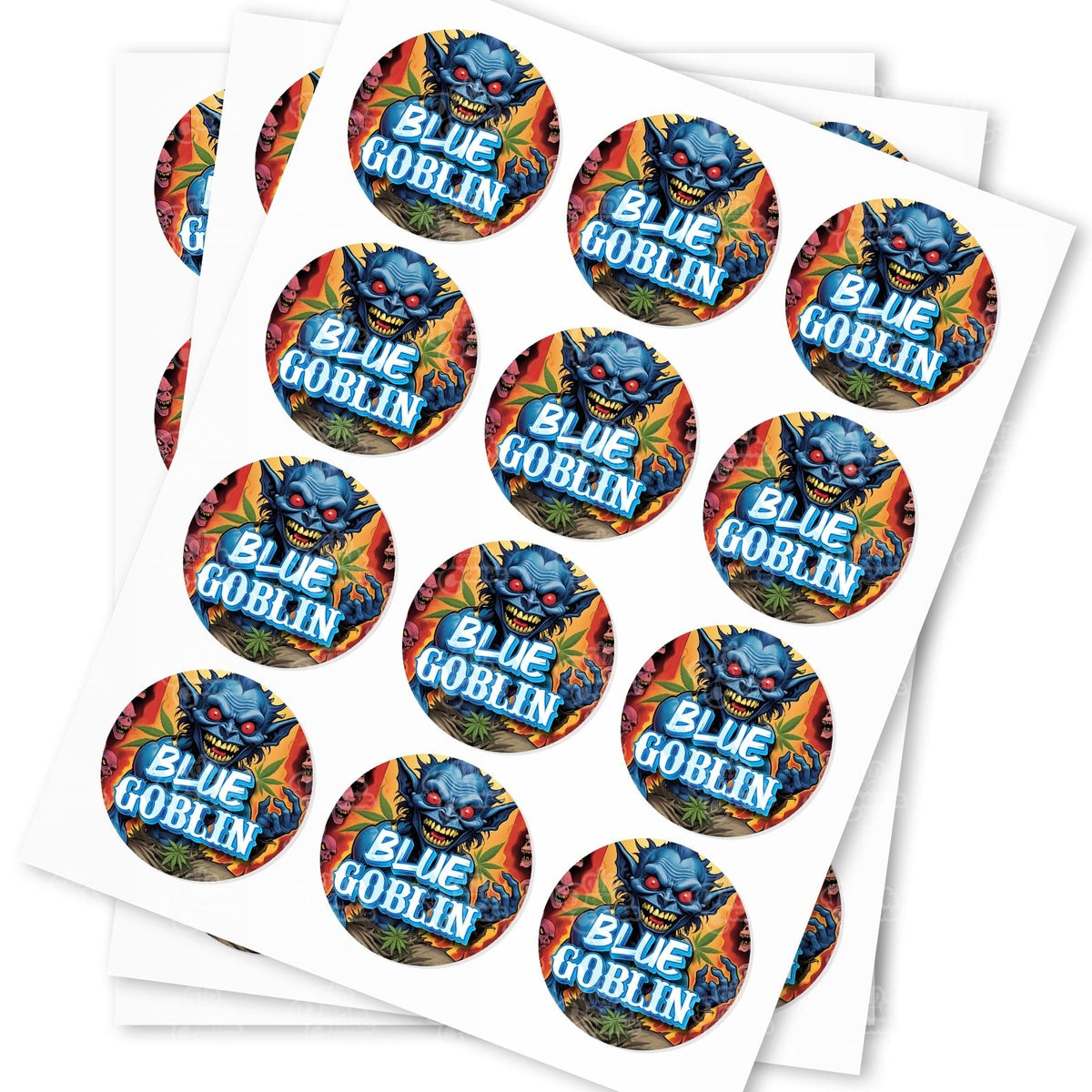 Blue Goblin Strain Stickers | Premium Custom Stickers