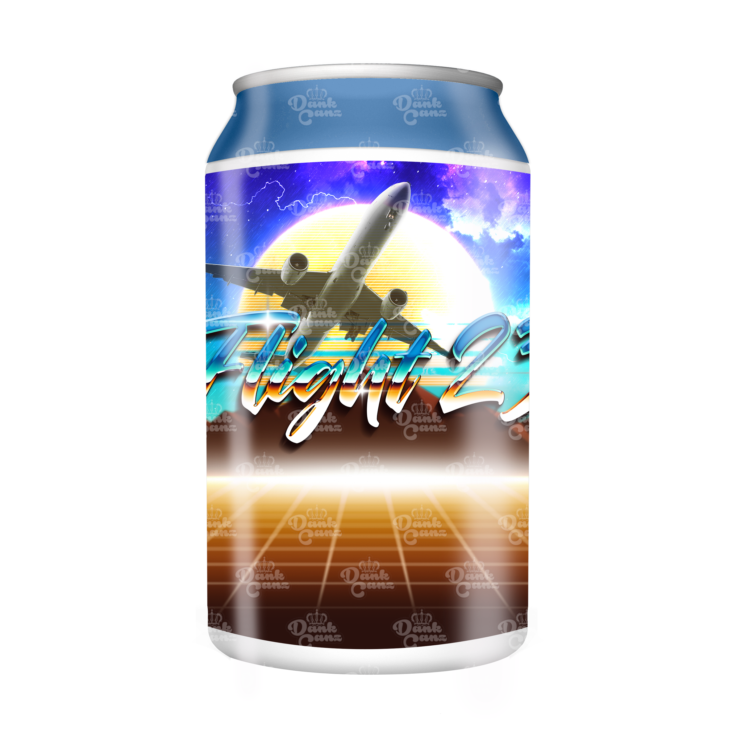 Flight 23 3.5g Plastic Soda Cans - DC Packaging Custom Cannabis Packaging