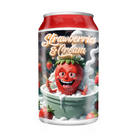 Strawberries & Cream 3.5g Plastic Soda Cans - DC Packaging Custom Cannabis Packaging