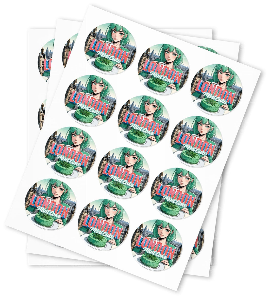 8 Ball Kush Stickers