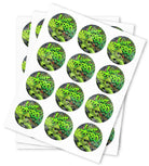 Lime Zerbo Strain Stickers - DC Packaging Custom Cannabis Packaging