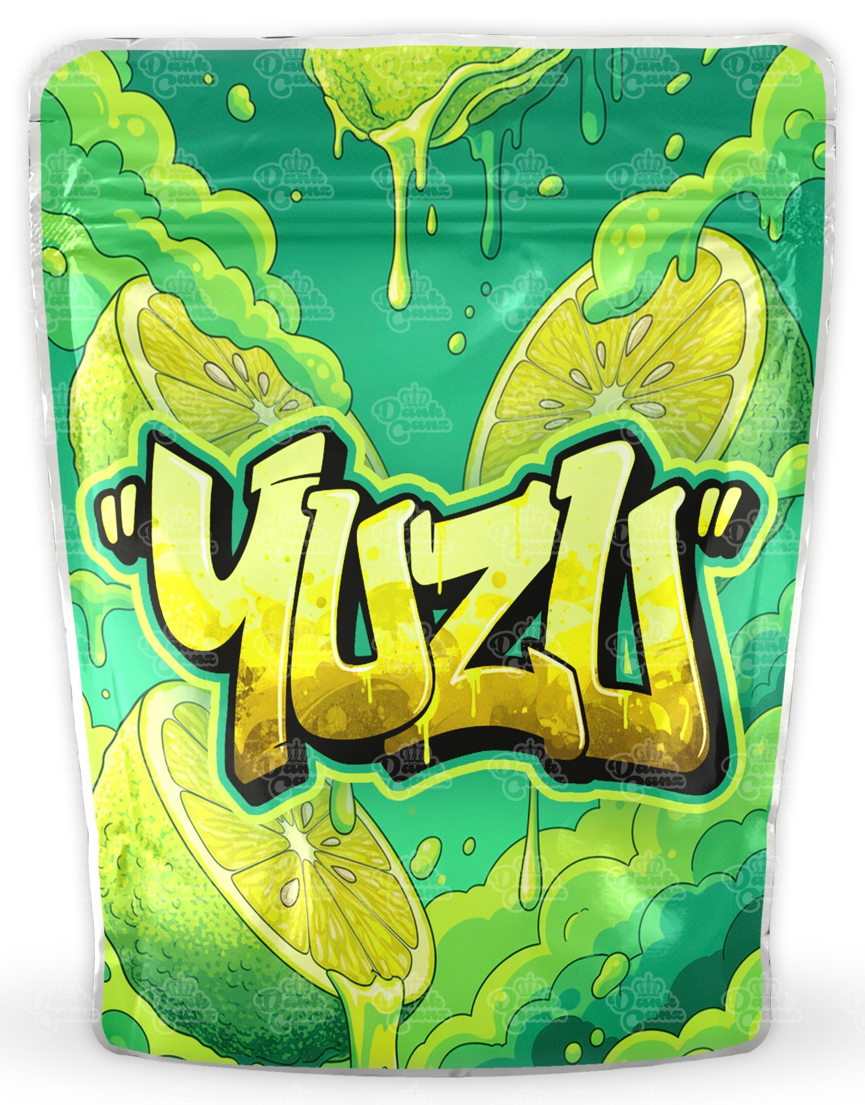 Yuzu Mylar Bags - DC Packaging Custom Cannabis Packaging