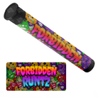 Forbidden Runtz Pre Roll Tubes - Labelled - DC Packaging Custom Cannabis Packaging