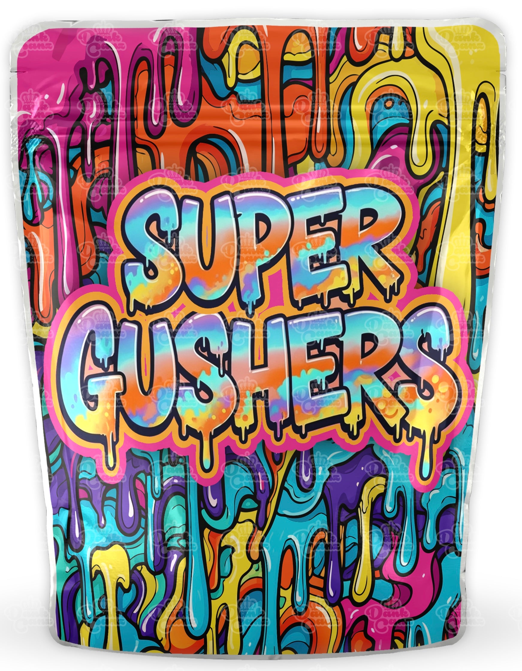 Super Gushers Mylar Bags - DC Packaging Custom Cannabis Packaging