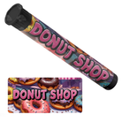 Donut Shop Pre Roll Tubes - Labelled - DC Packaging Custom Cannabis Packaging