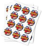 Knockout Strain Stickers - DC Packaging Custom Cannabis Packaging