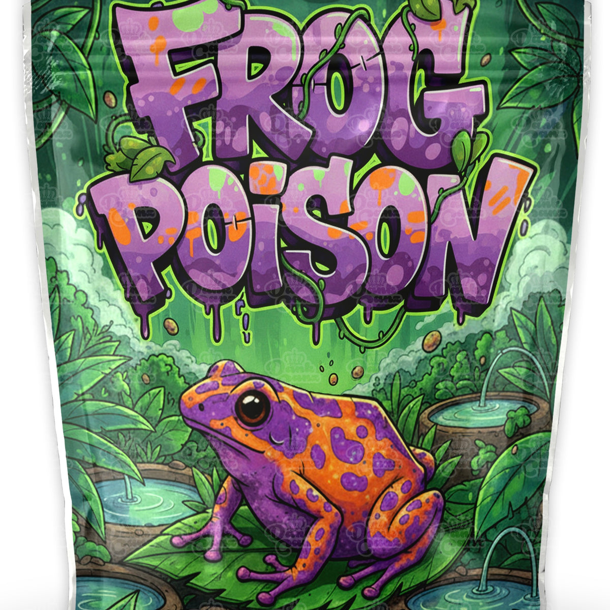 Frog Poison Mylar Bags | cali packz | Empty Packaging Size