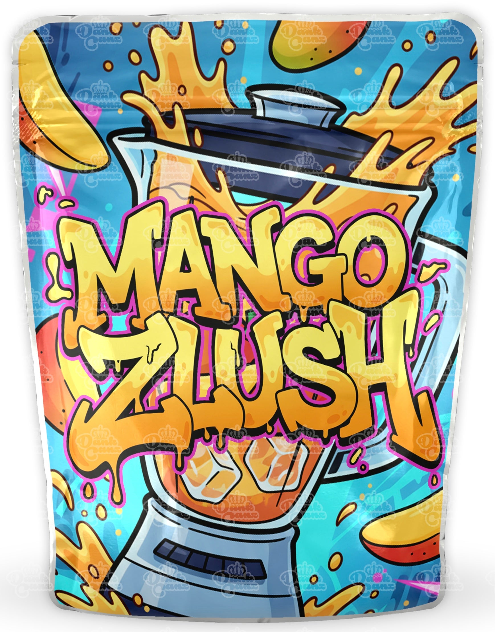 Mango Zlush Mylar Bags