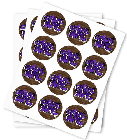 Grape Ape Strain Stickers - DC Packaging Custom Cannabis Packaging