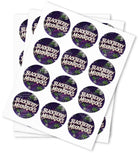 BlackBerry Moonrocks Strain Stickers - DC Packaging Custom Cannabis Packaging