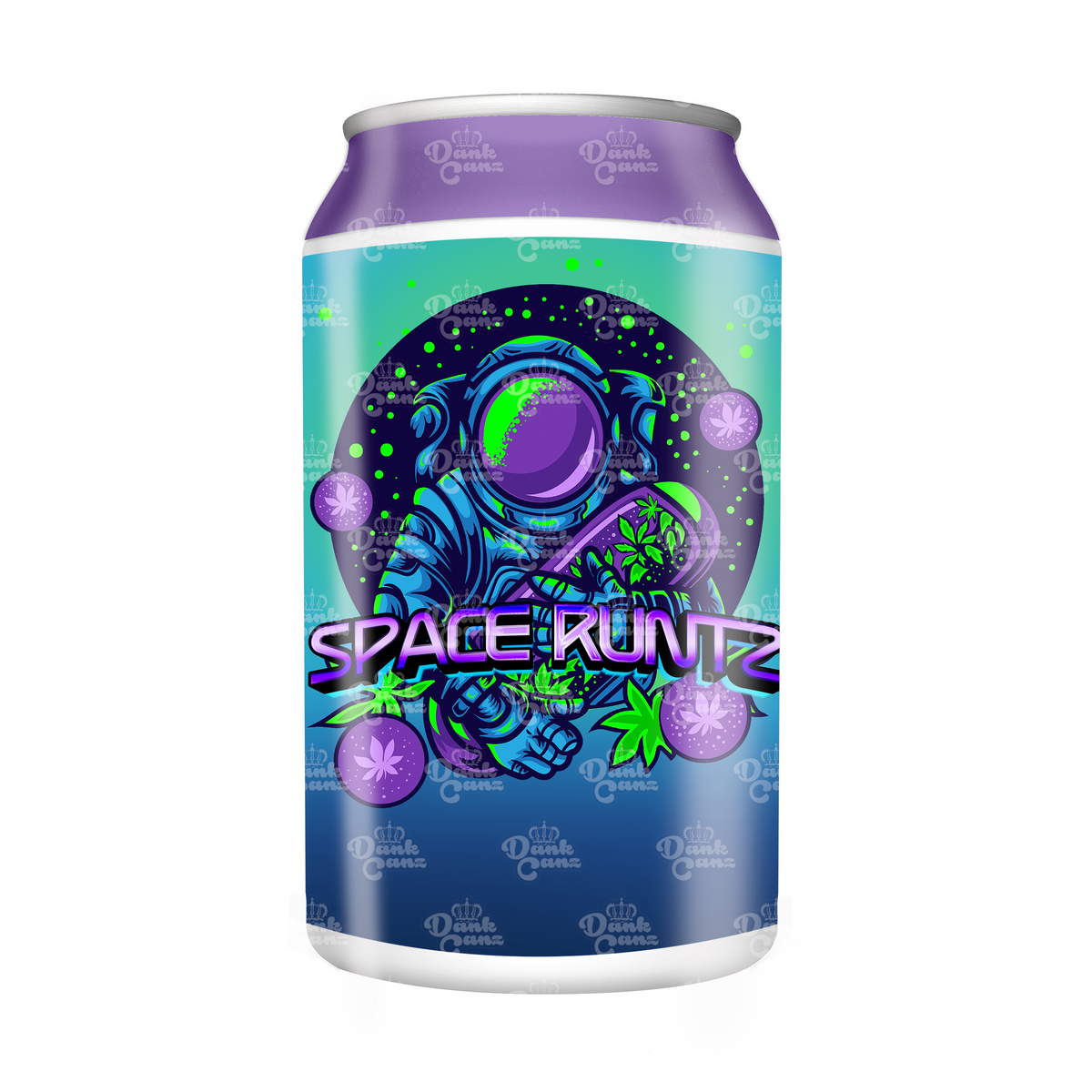 Space Runtz 3.5g Cali Style Plastic Soda Cans | Cali Packaging