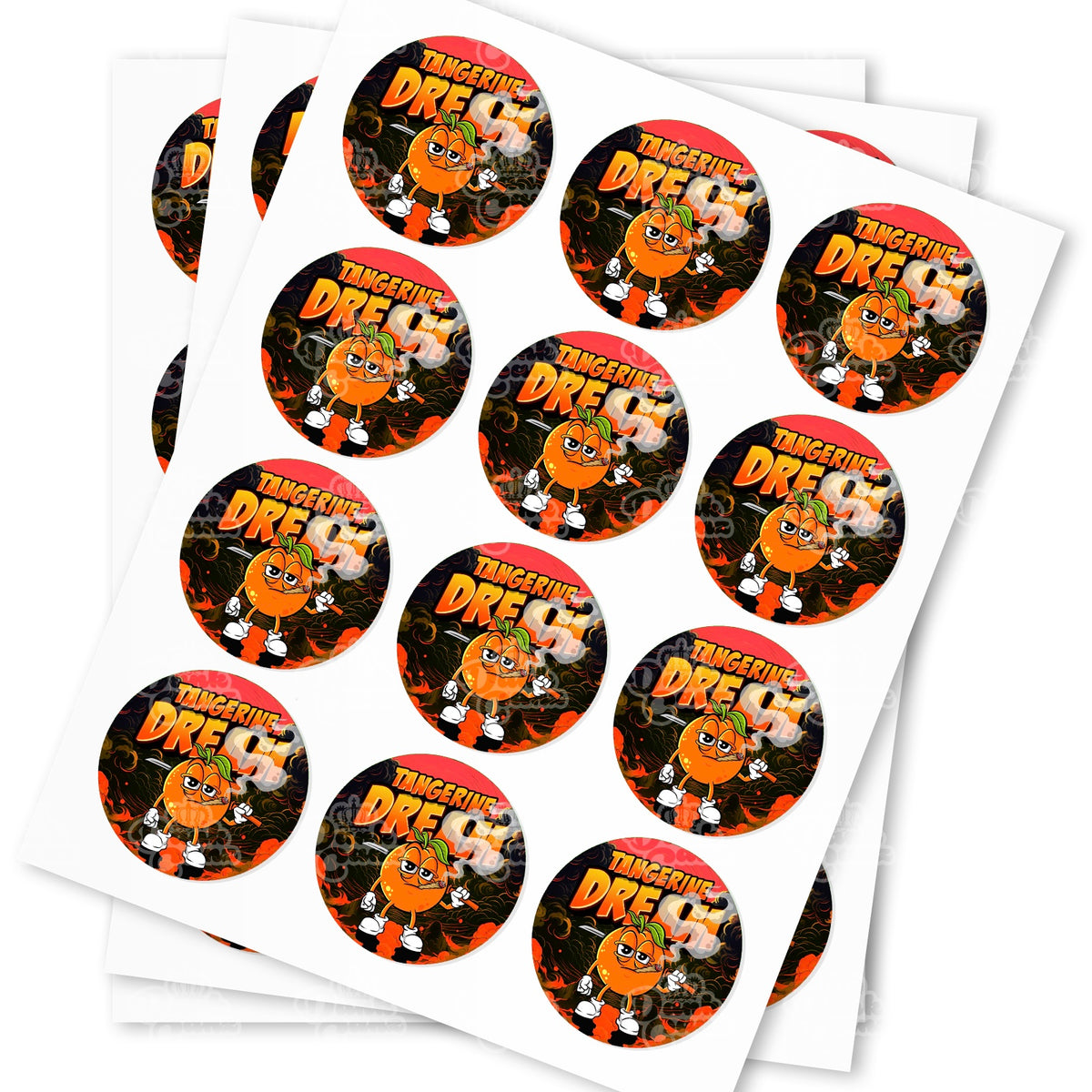 Tangerine Dream Strain Stickers | Strain Labels