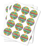 Sour Gummies Strain Stickers - DC Packaging Custom Cannabis Packaging