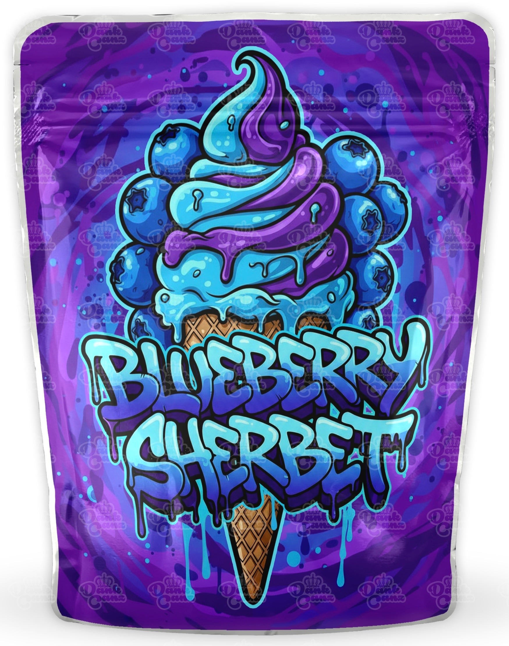 Blueberry Sherbet Mylar Bags