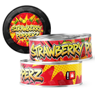 Strawberry Popperz 3.5g Self Seal Tins - DC Packaging Custom Cannabis Packaging