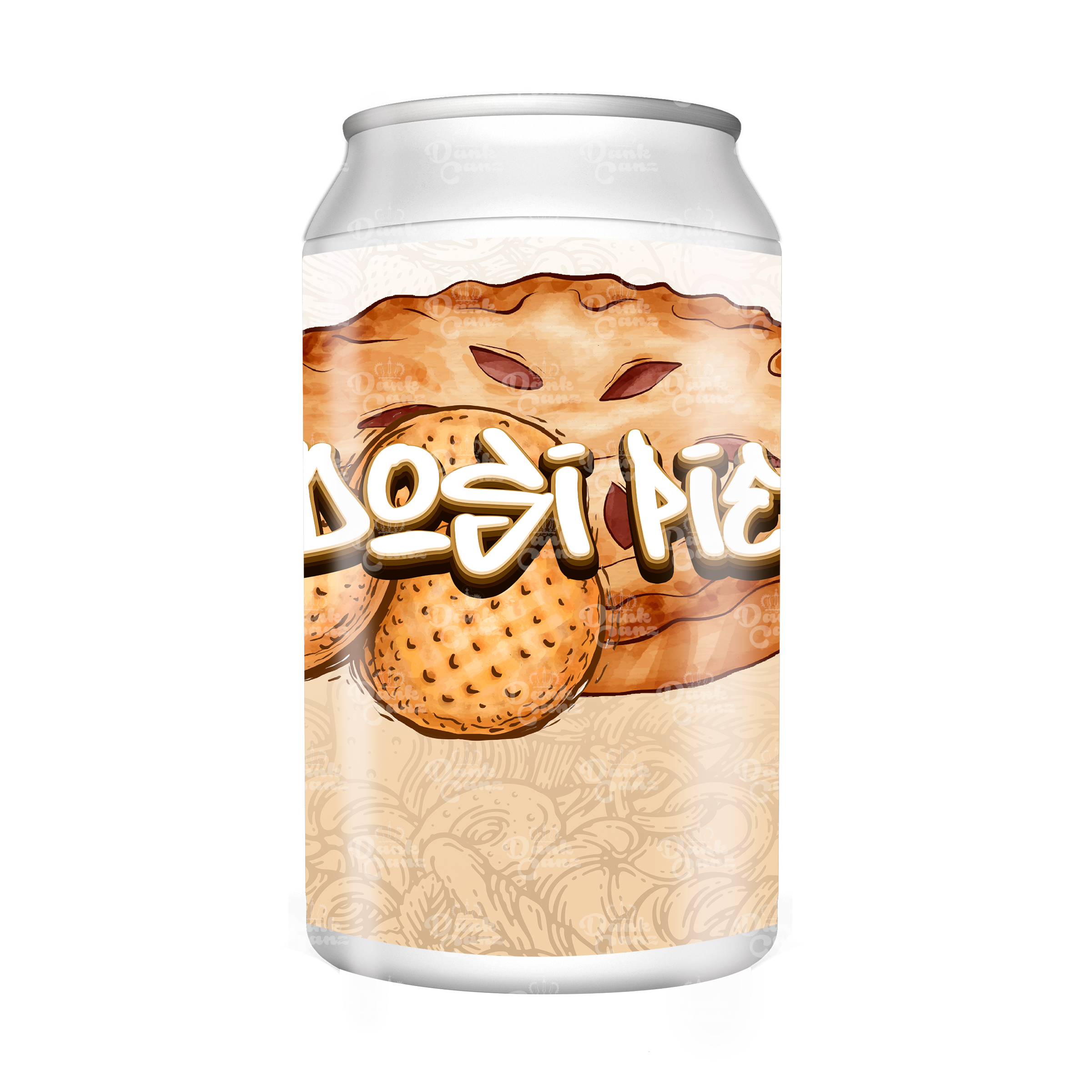 Dosi Pie 3.5g Plastic Soda Cans - DC Packaging Custom Cannabis Packaging