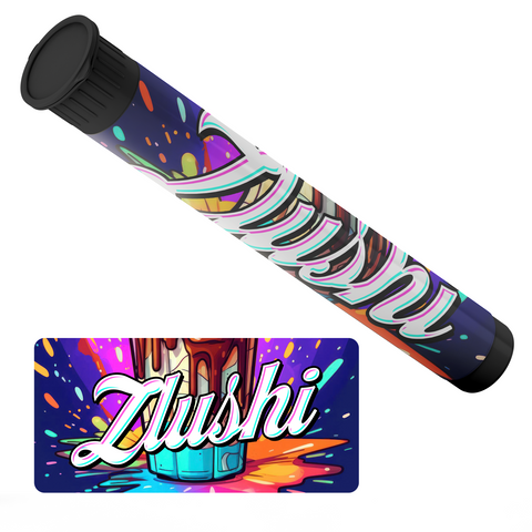 Zlushi Pre Roll Tubes - Pre Labelled