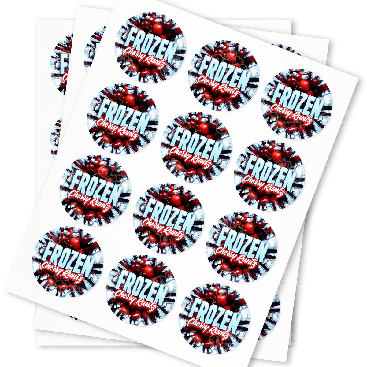 Frozen Cherry Runtz Strain Stickers