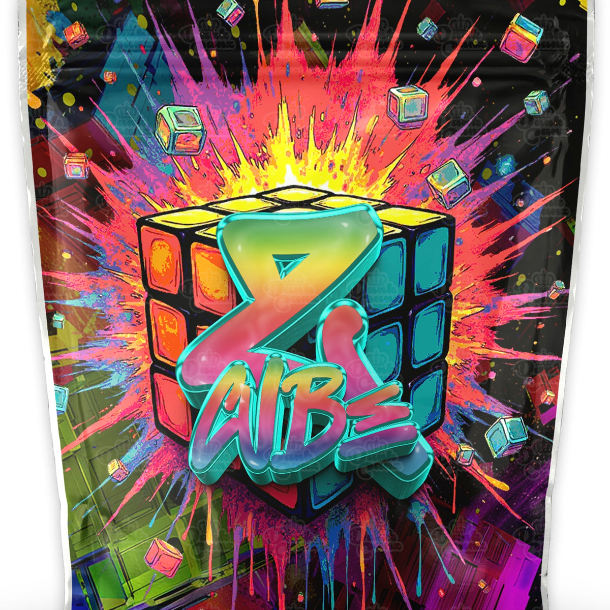 Z Cube Mylar Bags | cali packz | Empty Packaging Size – DC Packaging