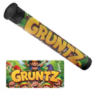 Gruntz Pre Roll Tubes - Labelled - DC Packaging Custom Cannabis Packaging