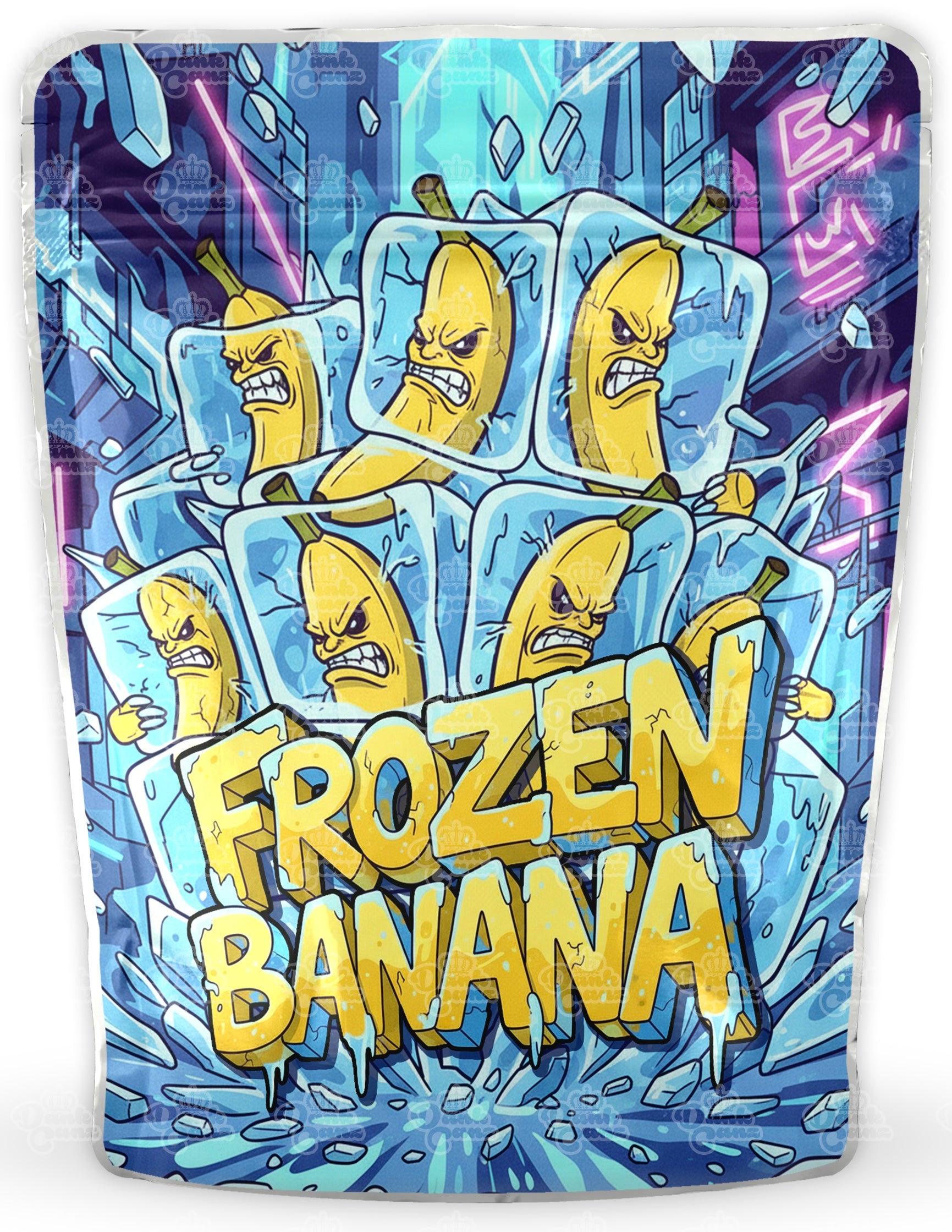 Frozen Banana Mylar Bags