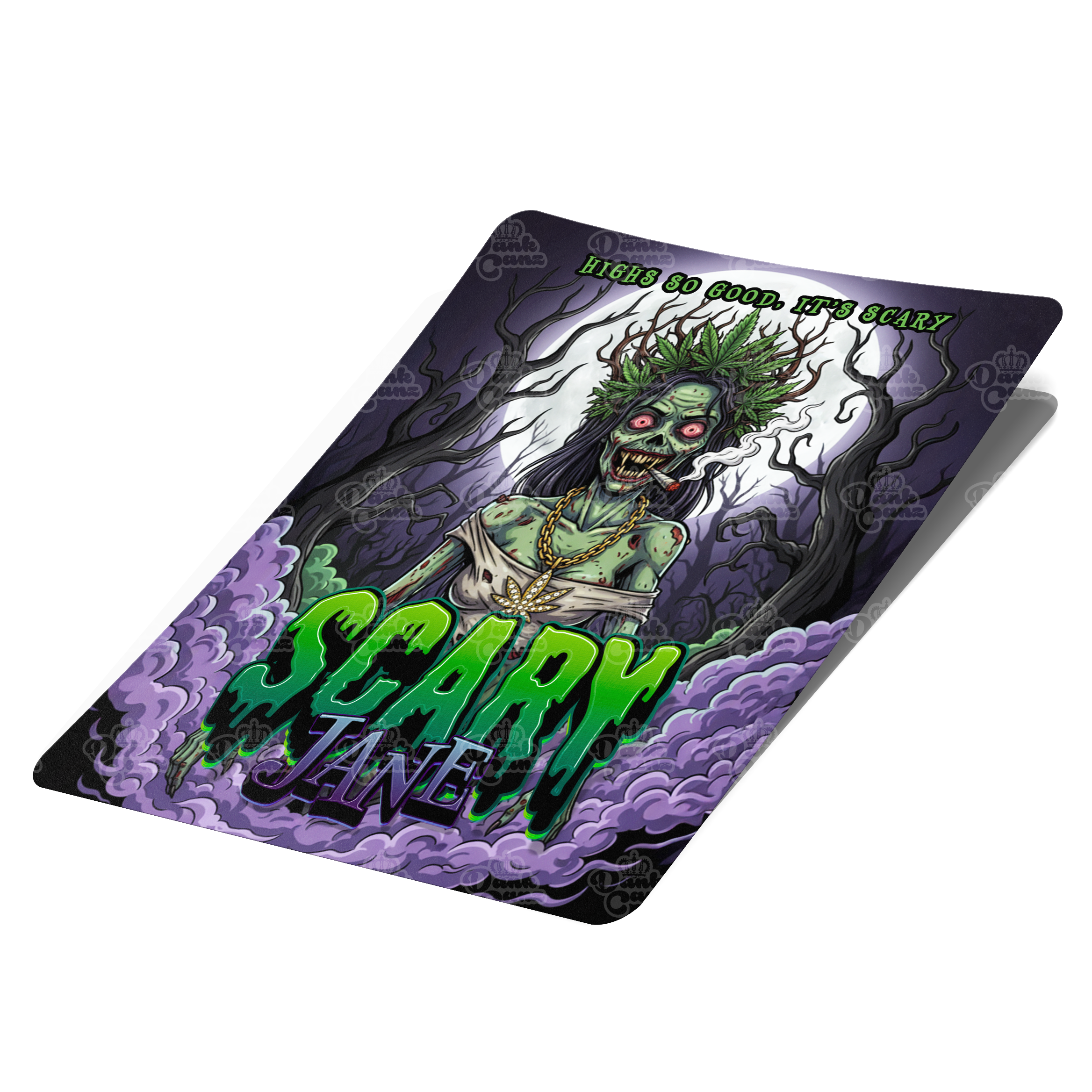 Scary Jane Mylar Bag Labels - Labels only - DC Packaging Custom Cannabis Packaging