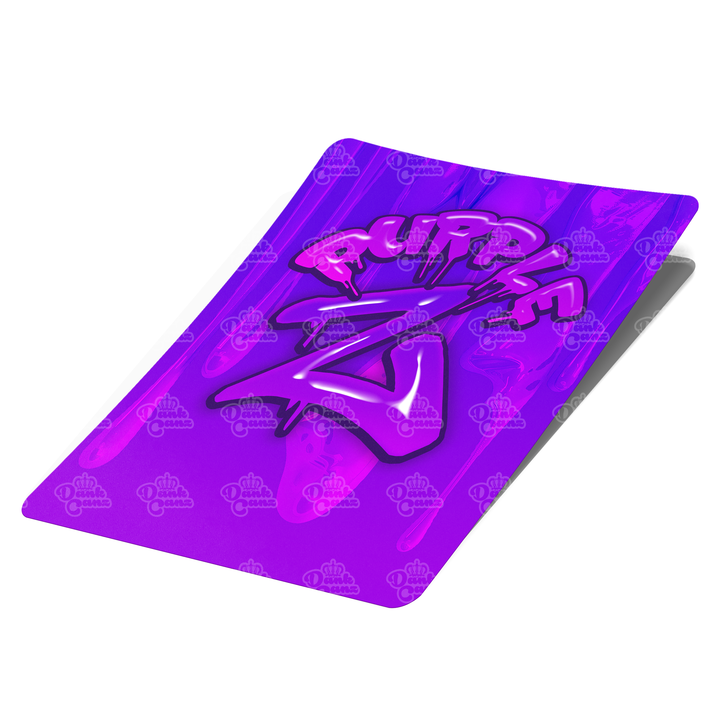 Purple Z Mylar Bag Labels - Labels only - DC Packaging Custom Cannabis Packaging