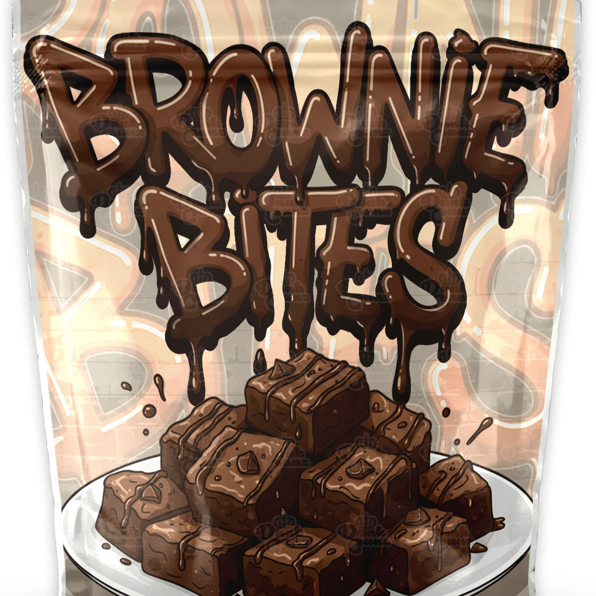Brownie Bites Mylar Bags | cali packz | Empty Packaging Size