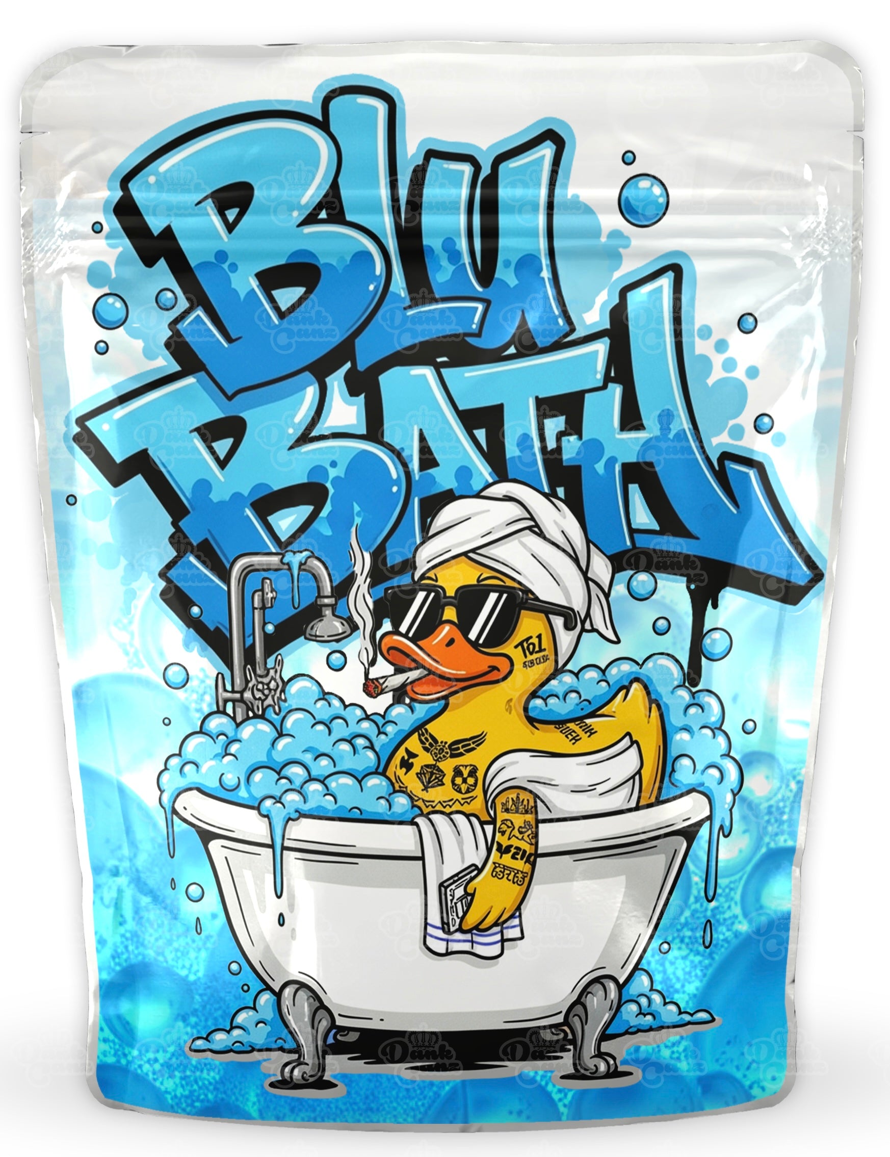 Blu Bath Mylar Bags
