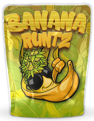 Banana Runtz Mylar Bags - DC Packaging Custom Cannabis Packaging
