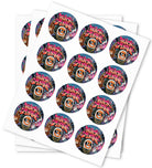 Black Zushi Strain Stickers - DC Packaging Custom Cannabis Packaging